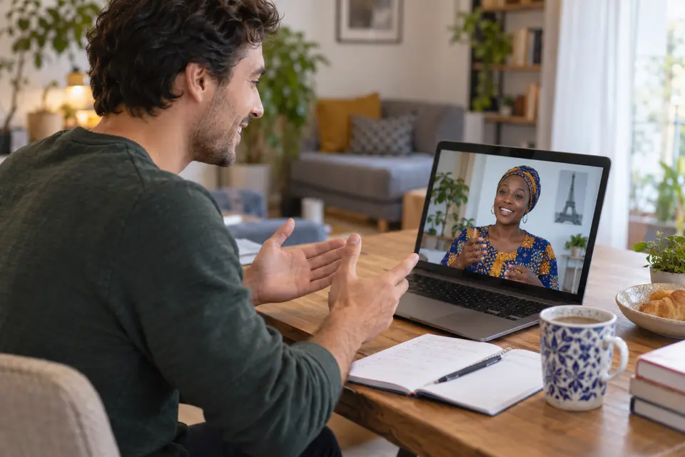 Online language lessons